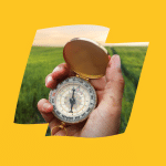 SY Arrow 4 Arrow compass Logo Yellow